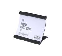 Porte-cartes de bureau en alliage d'aluminium, support de plaque de table, cadre de signalisation, adapté pour la marque d'entreprise et les présentations, support d'information de bureau
