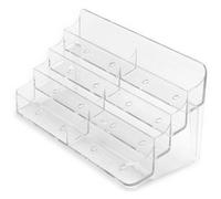 Porte-cartes de visite, 8 compartiments,transparent