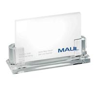 Porte-cartes de visite acrylique - MAUL - pour env. 35 cartes - transparent
