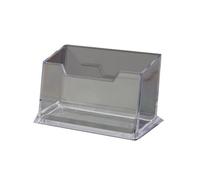 Porte-Cartes De Visite En Acrylique Transparent - Présentoir De Bureau À 1 Niveau Pour Bureau, Commerce Et Usage Professionnel