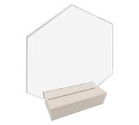 Porte-cartes, plaque de table, affichage de numéro pour valise, cadre en acrylique transparent, centres de table modernes pour tables à manger, porte-images, porte-menus, support de menu pour