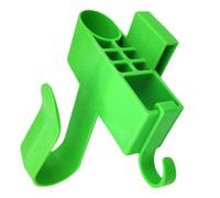 Porte-Ceinture Support Électrique en Plastique pour Perceuse, Vert Mural | Résistant à L’usure, Fente Crochet Suspendre, pour Menuisiers et Électriciens, Rangement Pratique