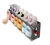 Porte-chaussures | Organiseur magnétique extensible à double couche pour | Porte-chaussures - Organiseur magnétique extensible à double couche, acier au carbone, 16,3 x 10,4 x 39,1 cm