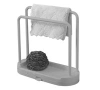 Porte-chiffon pour évier de cuisine - Organisateur de tissu amovible, séchoir à linge, séchoir à linge | Système de drainage de comptoir, construction en acier inoxydable, conception d'économie