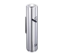 Porte-cigarettes mural, cendrier d'extérieur commercial avec serrure, en acier inoxydable, design ignifuge pour bars et pubs, hauteur 48,3 cm, kit d'économie d'espace inclus