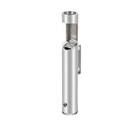 Porte-cigarettes mural, cendrier d'extérieur commercial avec serrure, en acier inoxydable, design ignifuge pour bars et pubs, hauteur 48,3 cm, kit d'économie d'espace inclus