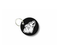 Porte Cle Cles Clef Brode Patch Ecusson Biker No Motard Loup Wolf Club