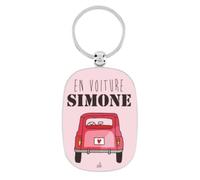 Porte errière la Porte - En voiture Simone - Métal - Epoxy - 4.5 x 6 cm