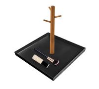 Porte-clefs en bois pour clés d'entrée en bois à 3 étages - Porte
