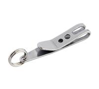 Porte-clés à Clip de poche de Suspension en acier inoxydable, avec porte-clés, Clip de ceinture d ' extérieur, outil de Suspension multifonction, de ceinture en acier inoxydable, accessoire de