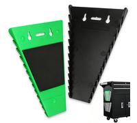 Porte-clés à combinaison, lot de 2, organisateur magnétique pour clés, noir et vert