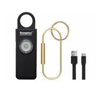 Porte-clés alarme 130 dB avec lampe de poche