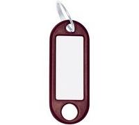 Porte-clés avec anneau, diamètre: 18 mm, jaune