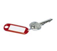 Porte-clés avec anneau, diamètre: 18 mm, orange