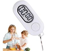 Porte-clés avec chronomètre, Petit minuteur, Compact et Portable, Affichage LCD, Fixation sécurisée, Fonction Compte à rebours Facile, Accessoires de Compte à rebours