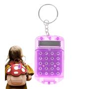 Porte-clés Calculatrice, Calculatrice,Petite Calculatrice de Porte-clés avec Boutons - Calculatrice de Porte-clés à Chiffres pour Usage Domestique et Scolaire, Pendentif Porte-clés uniqu
