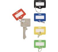 Porte-clés couleurs assorties Plastique avec porte-clés
