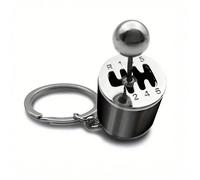 Porte-clés de boîte de vitesses de pièce automobile pour hommes, mini porte-clés de levier de vitesses, porte-clés de levier de vitesses de voiture cool, accessoires de e voiture, idée de cadeau