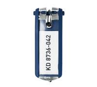 Porte-clés Durable bleus, lot de 6