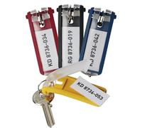Porte-clés Durable jaunes, lot de 6