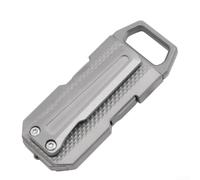 Porte-Clés en pour tc4 avec Mousqueton de Porte-Clés en pour | pour ceinture, Outil de Survie Multifonction Décapsuleur et Tournevis Intégré pour Randonnée et Camping
