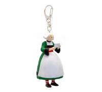 Porte-clés figurine Plastoy Bécassine tenant une carte postale 61080 (2019)
