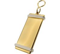 Porte-clés hôtel Montparnasse en laiton CombiCraft - 77 x 33 mm - 2 pièces
