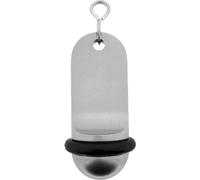 Porte-clés hôtel vierge CombiCraft argent Midi Classic en aluminium 70 x 30 mm – 5 pièces