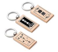 Porte-clés japonais personnalisé en bois - cadeaux japonais uniques - pour clés, sacs et sacs à dos
