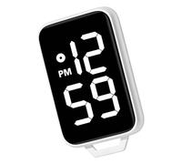Porte-clés LED numérique montre électronique pour étudiants et professionnels Pendentif tactile numérique Mode Carré Porte-clés