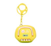 Porte-clés mini enregistreur vocal - Pendentif mignon de dessin animé - Capture audio HD avec enregistrement 1 touche - Stockage de 8 Go - Rechargeable par USB - Pour réunions