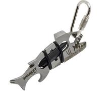 True Utility Porte-clés multi-outils Sharkey – 12 en 1 (tournevis, décapsuleur, coupe-fil)