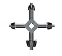 Porte-clés multi-usage, perceuse électrique 4 en 1 pour la conception avec fonctions de clé à pince, accessoire pour outil électrique EDC portable (grande taille)