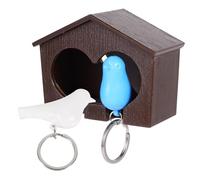 Porte-clés Pendentif Nichoir Mural en Plastique pour Maison et Dortoir | Support pour Clés, Décoration Murale, Forme Nichoir, Style Mode, Couleur Café, Usage Maison et Dortoir Couleur Aléatoire