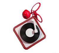 Porte-clés pour mini enregistreur vocal, enregistreur audio numérique portable avec lecture de musique, gadget d'enregistrement sonore pour clés, message vocal personnalisé pour (A)
