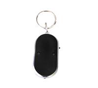 Porte-clés pratique avec lampe de poche lumineuse et télécommande pour localisateur de son perdu, contrôle d'autres applications au quotidien (noir, taille unique)