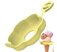 Porte-Cône De Glace - Manchons Réutilisables Sûrs,Porte-Glace Avec Paille - Pour Garçons Jour Chaud Été Desserts Yaourt Maison Plein Air
