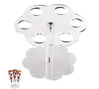 Porte-cornet de crème glacée Acrylique Support Cône Présentoir Acrylique ICE-Cream Rond Transparent Cornet de Glace Crème Cône Stande Support Pour Les Cornets de Crème Glacée,le Cône de Pop-Corn,etc