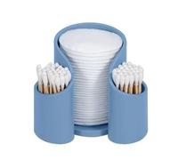 Porte-Coton, Distributeur de Fil Dentaire, Organiseur de Rangement for gobelets en Papier(Blue)