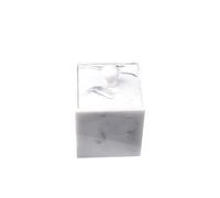 Porte-Cotons-tiges en Résine Blanche Couvercle, Style Marbre | Rangement Maison Compact, pour Écouvillons et Cure-dents, Boîte de Rangement pour Cosmétiques