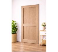 Porte Coulissante Atelier 2 Panneaux chene H204 x L73 cm