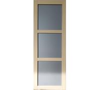 Porte Coulissante Ayous 3 Panneaux Gris RAL 7035 H204 x L83