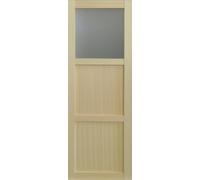 Porte Coulissante bois Ayous 2 Panneaux + 1 Vitrage H204 x L73