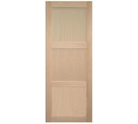 Porte Coulissante Ken chene 3 panneaux H204 X L83