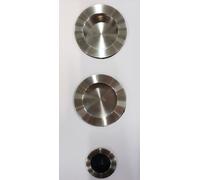 Porte Coulissante Korya Blanc 3 panneaux H204 x L73 + Systeme a Galandage et kit finition inclus (coquille et tire doigt)