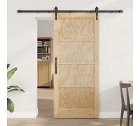 vidaXL Porte coulissante ORKDAL, 86 x 198,5 cm, en bois massif de pin