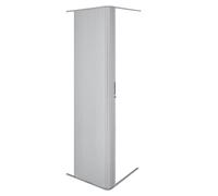 Porte Coulissante Pour Cabine de Douche Camping Car en Plastique Argent