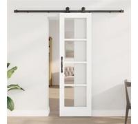 Porte Coulissante vidaXL avec Matériel ORKDAL Blanche 61x198,5 cm 3332126 Blanc