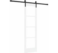 Porte coulissante vidaXL ORKDAL blanche et noire 61 x 198,5 cm