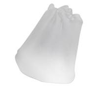 Porte-couvercle de Théière Décoratif en Verre pour Bureau et Restaurant | Support de Couvercle, Présentation Décorative, Style Créatif, Blanc, pour Service du Thé et Comptoir